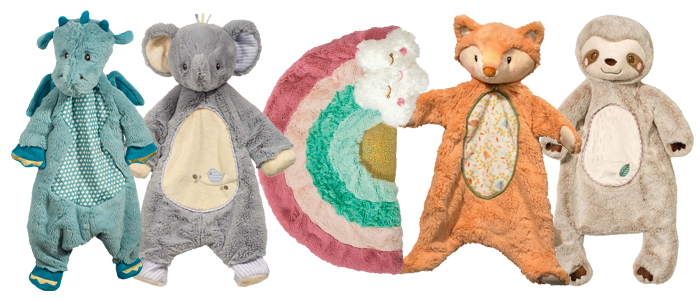 Sshlumpie for baby - soft, cuddly character blankies for baby.