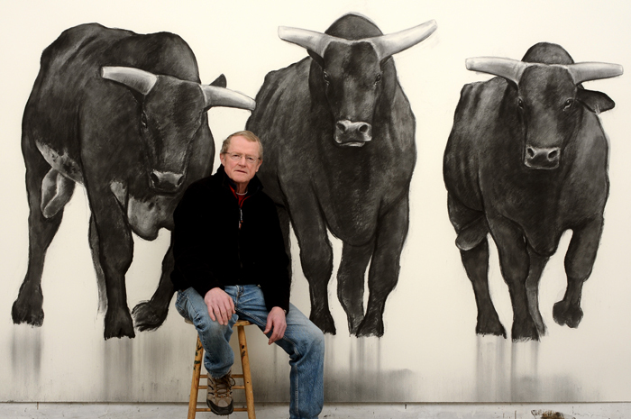 William Beckman with Bulls 2008